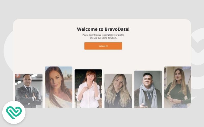 bravodate start page