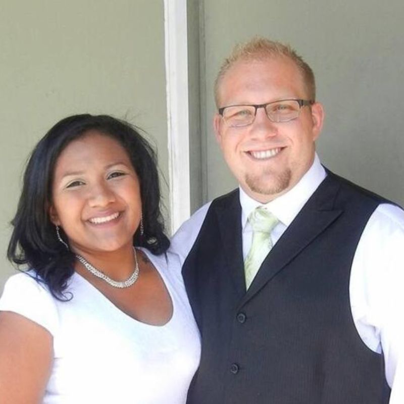 venezuelan bride with american man